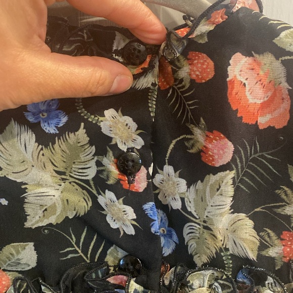 Pippa and Julie Kids' Floral Print Chiffon Dress 2t - Picture 8 of 8